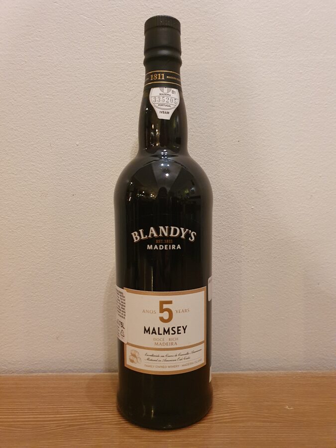 NV Blandy's, Madeira Malmsey, Aged 5 Years, Portugal 