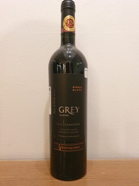 2017 Ventisquero, Grey, Carmenere, Single Block, Maipo, Chile