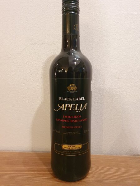 NV Apelia Black Label, Medium Sweet, Greece