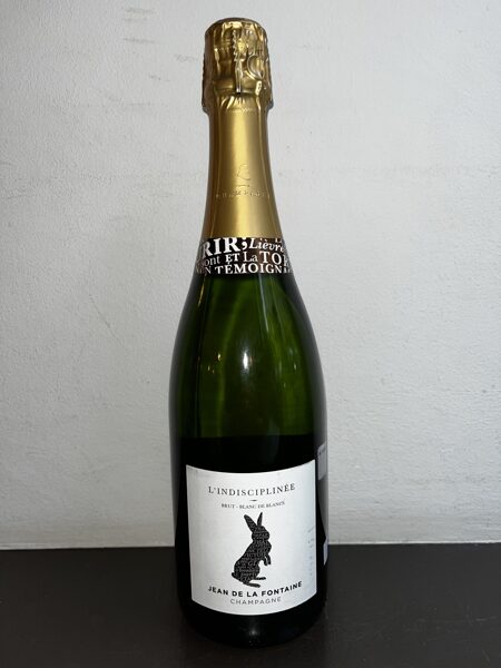 Champagne Jean de la Fontaine, L'Indidciplinée, Blanc de Blanc, Brut, France